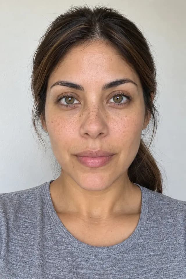 The face photo the sample report was made from